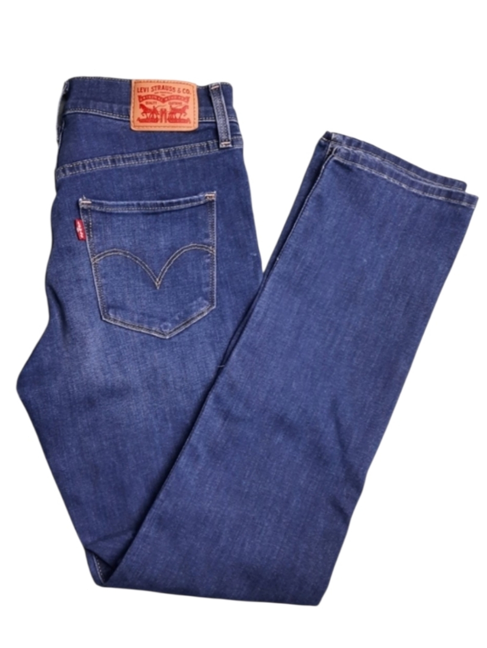 Levi's 312 Shaping Slim Straight Leg Blue Jeans SZ 27